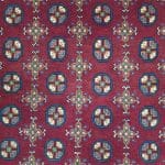202cm x 148cm Hand Woven Color Afghan Akche - Image 3