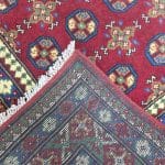 202cm x 148cm Hand Woven Color Afghan Akche - Image 6