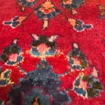 380cm x 295cm Hand Knotted Large Persian Red Kashan Wool Rug - Image 9