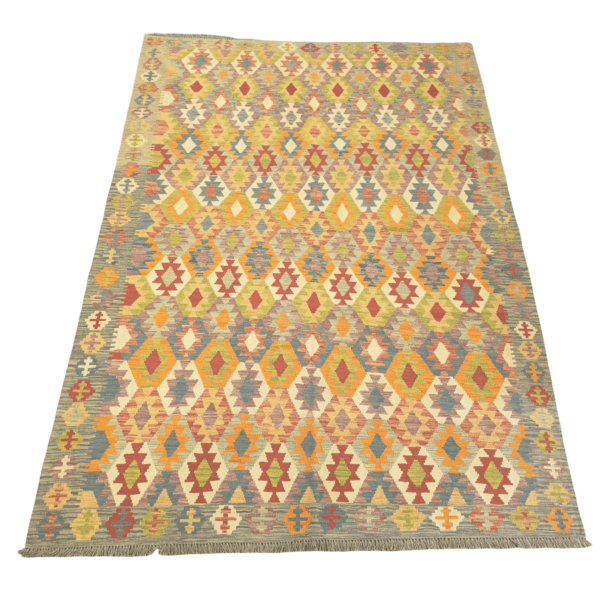 290cm x 205cm Hand Woven Afghan Kilim Rug