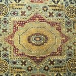 151cm x 100cm Hand Knotted Soft Tone Afghan Chobi – Wool Rug - Image 3