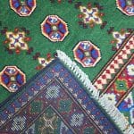 194cm x 149cm Hand Woven Color Afghan Akche - Image 6