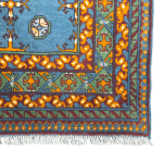 193cm x 155cm Hand Woven Color Afghan Akche - Image 5