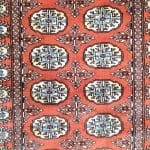 124cm x 75cm Hand Knotted Karachi Bokhara – Wool Rug - Image 4