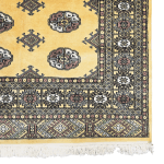 125cm x 84cm Hand Knotted Beige Karachi Bokhara – Wool Rug - Image 5