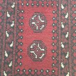 66cm x 45cm Hand-Woven Red Afghan Akche - Image 4