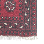 66cm x 45cm Hand-Woven Red Afghan Akche - Image 5