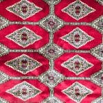 212cm x 135cm Hand Knotted Red Karachi Bokhara – Wool Rug - Image 4