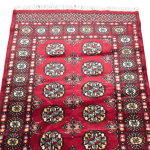 164cm x 94cm Hand Knotted Red Karachi Bokhara – Wool Rug - Image 2