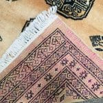 100cm x 63cm Hand Knotted Karachi Bokhara – Wool Rug - Image 6