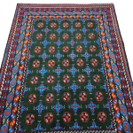 236cm x 170cm Hand Woven Color Afghan Akche - Image 3