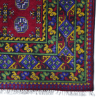 250cm x 163cm Beautiful Hand Woven Color Afghan Akche - Image 5