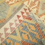 278cm x 180cm Hand Woven Afghan Kilim Rug - Image 5