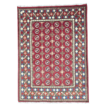 204cm x 148cm Hand Woven Color Afghan Akche