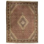 340 × 250cm Persian Bijar Hand-Knotted Vintage Rug