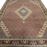 340 × 250cm Persian Bijar Hand-Knotted Vintage Rug - Image 2