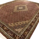 340 × 250cm Persian Bijar Hand-Knotted Vintage Rug - Image 4