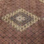 340 × 250cm Persian Bijar Hand-Knotted Vintage Rug - Image 5