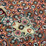 340 × 250cm Persian Bijar Hand-Knotted Vintage Rug - Image 6