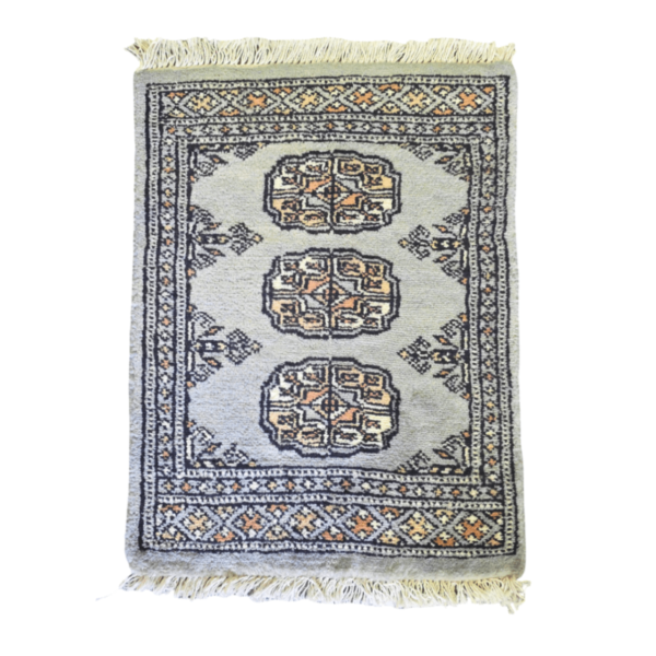 65cm x 45cm Hand Knotted Bokhara – Powder Blue Rug