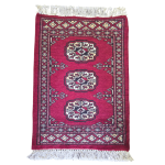 65cm x 45cm Hand Knotted Bokhara – Red Rug