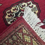 65cm x 45cm Hand Knotted Bokhara – Red Rug - Image 5