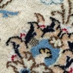333 x 245cm Hand Knotted Persian Kashan Cream Wool Rug - Image 7