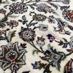 380 x 300cm Hand Knotted Persian Kashan Cream Brown Wool Rug - Image 9