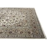 295 x 203cm Hand Knotted Persian Ivory Kashan Rug - Image 4