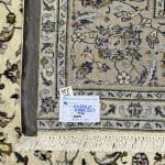 295 x 203cm Hand Knotted Persian Ivory Kashan Rug - Image 9