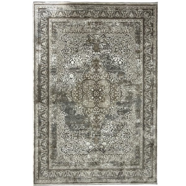 290cm x 200cm Silver Patina – Vintage Design Machine Made Rug