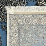 300 x 80cm Persian Elegance Medallion Blue Runner - Image 7