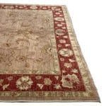 241 x 188cm Hand Knotted Afghan Chobi Ziegler Wool Rug - Image 6