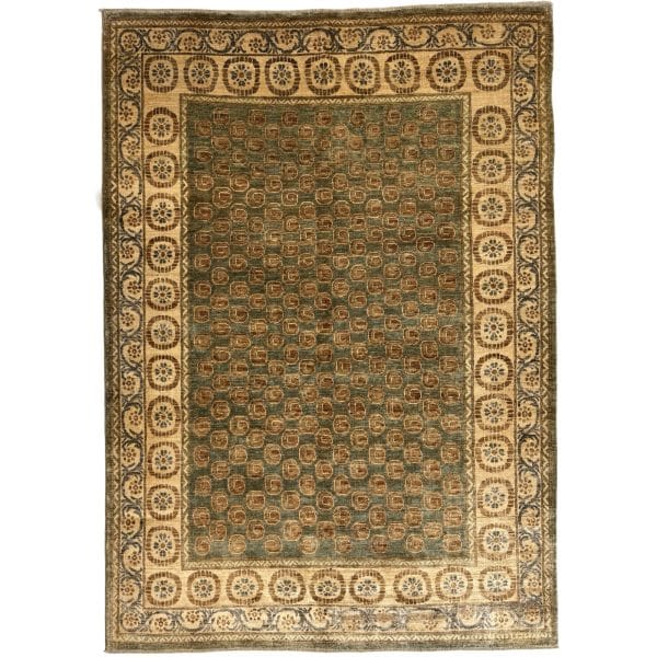 256 x 179cm Hand Knotted Afghan Chobi Ariana Wool Rug