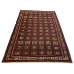 282 x 194cm Hand Woven Tribal Afghan Kilim Sumak – Wool Rug - Image 2