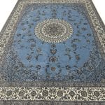 400 x 300cm Imperial Best Quality Sky Blue Nain Rug - Image 4