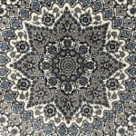 400 x 300cm Imperial Sky Blue Persian Nain Design  Rug - Image 6