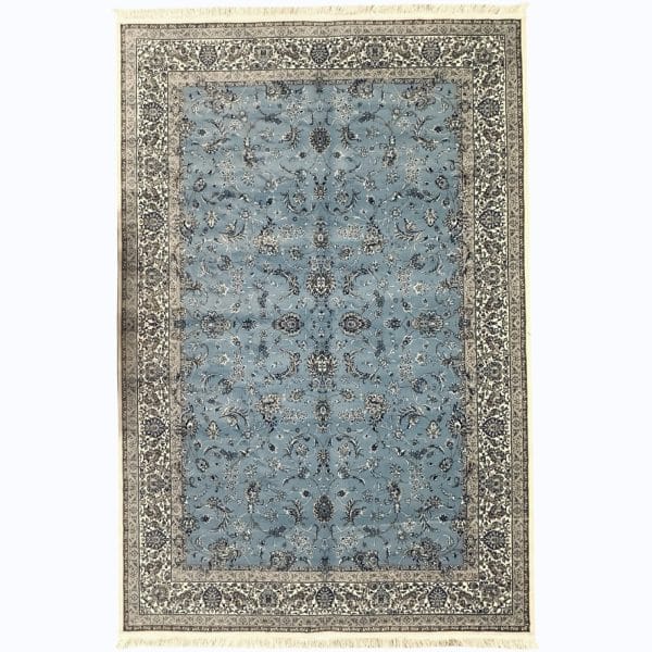 300 x 200cm  Imperial Sky Blue Nain Fine Floral