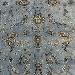 300 x 200cm  Imperial Sky Blue Nain Fine Floral - Image 5