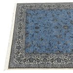 300 x 200cm  Imperial Sky Blue Nain Fine Floral - Image 6