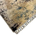 234 x 168cm Hand Knotted Afghan Modern Design Chobi Wool Rug - Image 8