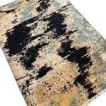 234 x 168cm Hand Knotted Afghan Modern Design Chobi Wool Rug - Image 3