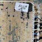 234 x 168cm Hand Knotted Afghan Modern Design Chobi Wool Rug - Image 9