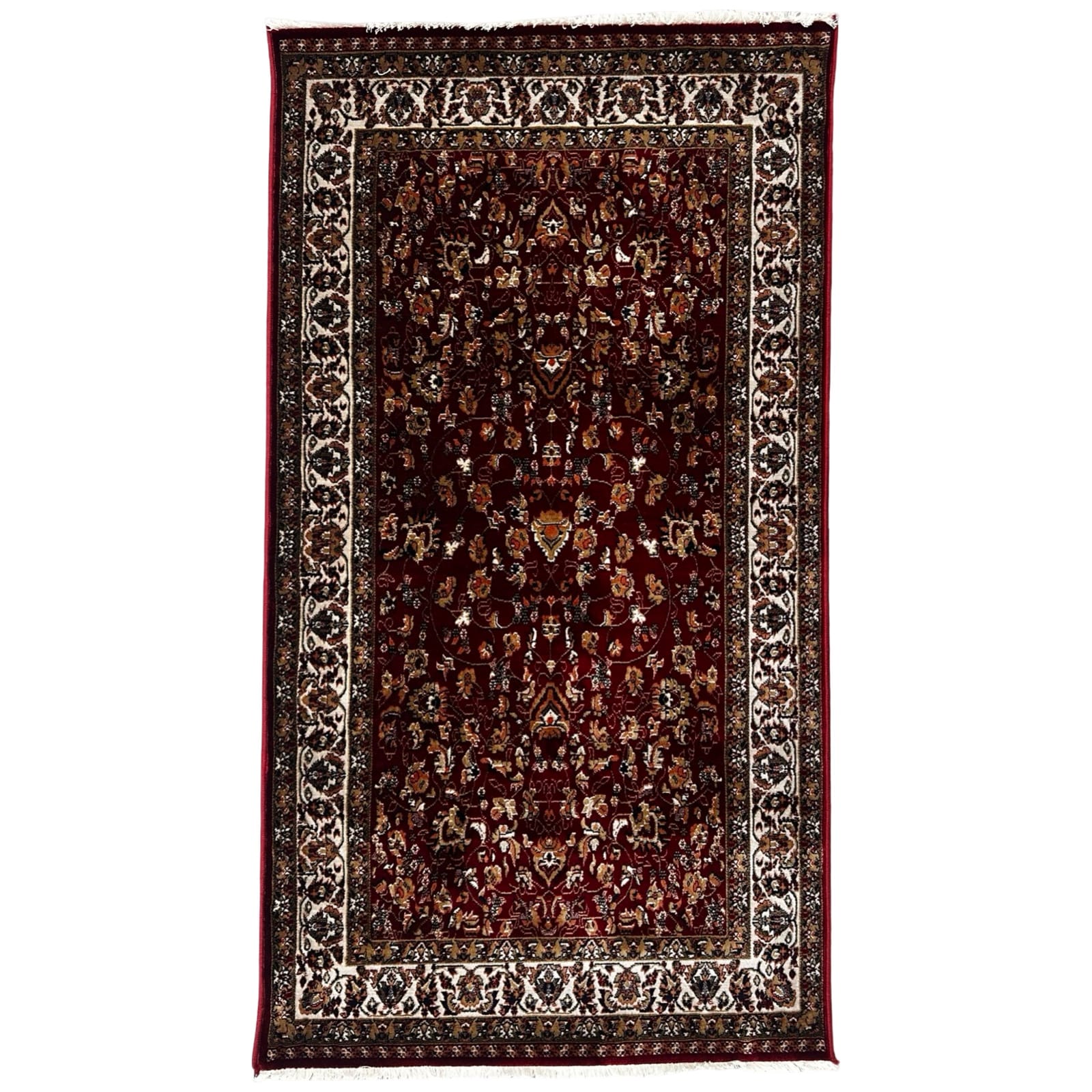 jakak_8 150 x 80cm Persian Floral Red Design Machine-Made Rug - Image 1