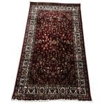 150 x 80cm Persian Floral Red Design Machine-Made Rug - Image 2