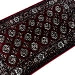 150 x 80cm Turkish Dark Red Bokhara Design Rug - Image 4