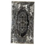 150 x 80cm Grey Persian Vintage Design Machine Made  Rug