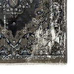 150 x 80cm Grey Persian Vintage Design Machine Made  Rug - Image 7