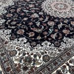 300 x 200cm Royal Nain Dark Navy Medallion - Image 6