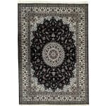 300 x 200cm Royal Nain Dark Navy Medallion